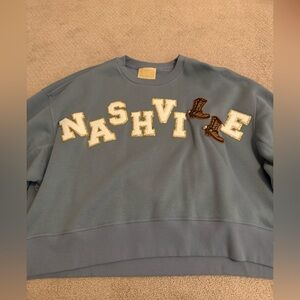 Judith March Blue Nashville Sweatshirt